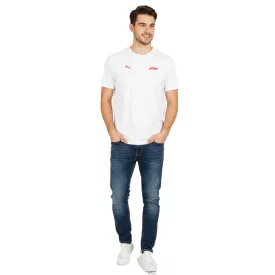   Sporty PUMA x F1 Formula 1 Motorsport férfi póló, pamut Ing, F1 klasszikus 701228165 002 fehér Méret: S