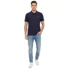 Sporty Formula E férfi nadrág-újj Polo Ing, Sustainable pamut Ing  Formula E Logo 701223597 001 Navy kék Méret: 3XL