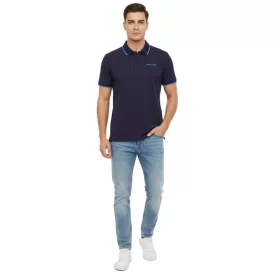   Sporty Formula E férfi nadrág-újj Polo Ing, Sustainable pamut Ing  Formula E Logo 701223597 001 Navy kék Méret: XS