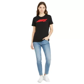   Sporty PUMA x F1 Formula 1 Motorsport női póló, pamut Ing, F1 klasszikus 701229125 001 fekete Méret: XS