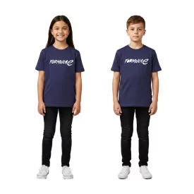   Sporty Formula E gyerek'' nadrág-újj póló, Sustainable pamut Ing  Formula E Logo 701223582 001 Navy kék Méret: 116