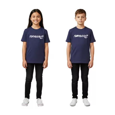Sporty Formula E gyerek'' nadrág-újj póló, Sustainable pamut Ing  Formula E Logo 701223582 001 Navy kék Méret: 92