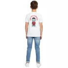 trendi Formula E verseny Division gyerek'' nadrág-újj pamut póló  Cartoon Print, 160 g/m², 701226975 001, fehér Méret: 152