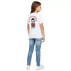 trendi Formula E verseny Division gyerek'' nadrág-újj pamut póló  Cartoon Print, 160 g/m², 701226975 001, fehér Méret: 152