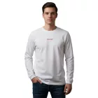 Practical Formula E férfi póló, pamut Ing  Colorful "cserélni Accelerated" Slogan, hosszú újj, 701223588 001, fehér/rózsaszín Méret: 3XL