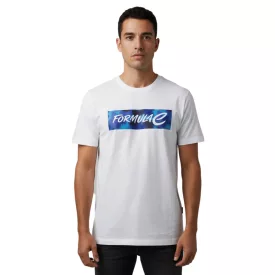   Extravagant Formula E férfi póló, pamut Ing  Camouflage, Formula E Logo, Summer Ing 701223604 001 fehér Méret: L