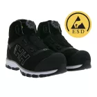 vízálló Helly Hansen Chelsea Evolution Mid Boa S3 női Safety Cipő  Ortholite és Helly Tech® Membrane, Wide Fit, védelem Class S3, 78269_930, fekete/szürke Méret: 35