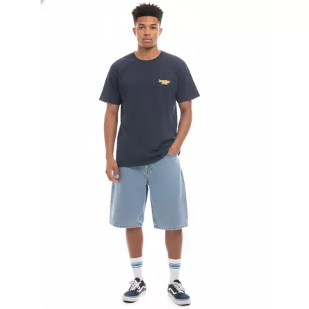 HOMEBOY x-tra férfi Baggy farmer Sort Rövidnadrág, 5-zseb stílus, pamut Sort Rövidnadrág, kék 01SH0379 Méret: 22