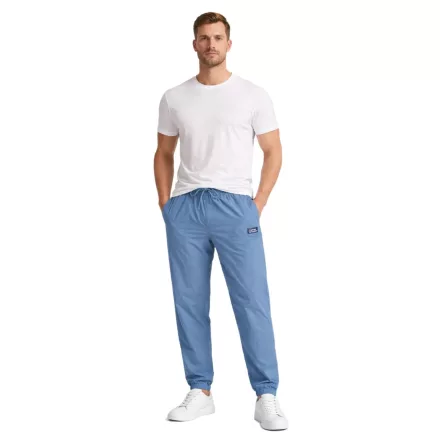 trendi Sergio Tacchini férfi jogging tréning melegítő szabadidőruha melegítő szabadidőruha nadrág, Training nadrág  zseb, Retro sport Nadrág STM21135 kék Méret: M
