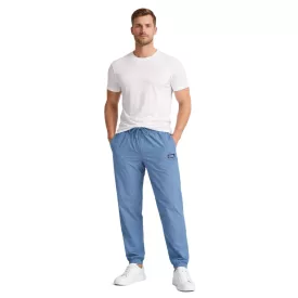   trendi Sergio Tacchini férfi jogging tréning melegítő szabadidőruha melegítő szabadidőruha nadrág, Training nadrág  zseb, Retro sport Nadrág STM21135 kék Méret: S