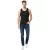 Prohibited férfi Tank Top pamut Ing alap Top kerek nyakú Tank Top Undershirt PB1201 fekete Méret: XS
