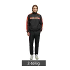 2-darab Sergio Tacchini Agave férfi Szabadidőruha, Trendy sport Öltöny, Fitness Öltöny 41533 fekete/narancssárga Méret: S