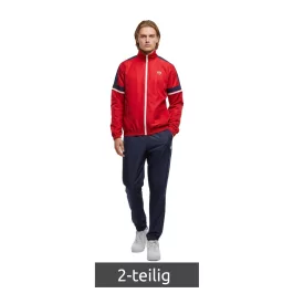   2-darab Sergio Tacchini Cryo férfi Szabadidőruha - Trendy sport Öltöny, Fitness Öltöny 41532 kék/piros Méret: L