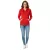 Everyday Helly Hansen Női kapucnis cipzáras pulóver zsebekkel, 280 g/m², 79217_220, Piros Méret:XS