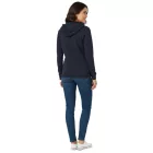 Everyday Helly Hansen női cipzáras kapucnis pulóver zsebekkel, 280 g/m², 79217_590, Sötétkék Méret:M