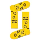 3 pár Happy Zokni Monty Python Unisex férfi női pamut Zokni Value csomag Everyday Zokni in ajándék doboz XMPY08-0200 sötét kék/sárga/rózsaszín Méret: 36_40