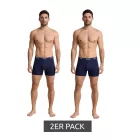 2-Pack Jeep Basic Boxer Nadrág Férfiaknak, Pamut Fehérnemű I101545-001, Fekete, Sötétszürke vagy Sötétkék Méret:XXL