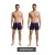 2-Pack Jeep Basic Boxer Nadrág Férfiaknak, Pamut Fehérnemű I101545-001, Fekete, Sötétszürke vagy Sötétkék Méret:XXL
