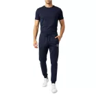 Sporty ON THAT ASS Calvin Klein férfi pamut jogging tréning melegítő szabadidőruha melegítő szabadidőruha nadrág  Logo és zseb, sötét kék Méret: XS
