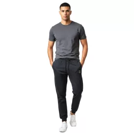   trendi ON THAT ASS Leo férfi jogging tréning melegítő szabadidőruha melegítő szabadidőruha nadrág, pamut pulóver  Logo és zseb, fekete Méret: XS