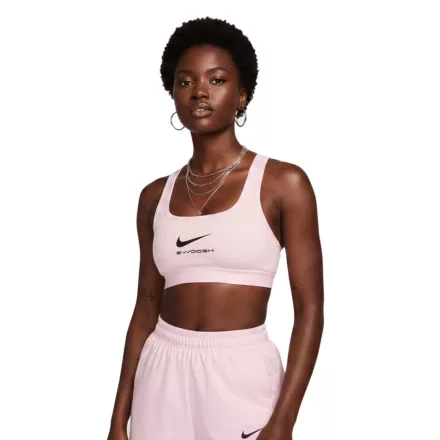 NIKE Team Fitness Női Crop Top Póló DryFit Sportpóló Edzőpólóval HQ0986-663 Rózsaszín Méret:M
