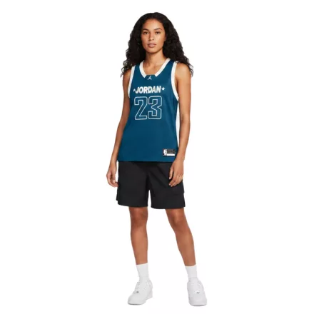 NIKE Jordan Jersey 23 női Basketball Ing  Mesh szövet Tank Top sport Ing FN6687-457 kék Méret: XS