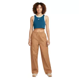   NIKE Sportswear Essential szőtt női Cargo nadrág  Ripstop szövet, pamut Nadrág FV7643-224 barna Méret: S