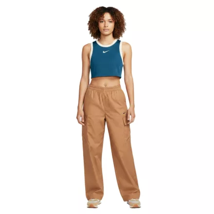 NIKE Sportswear Essential szőtt női Cargo nadrág  Ripstop szövet, pamut Nadrág FV7643-224 barna Méret: S