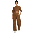 Comfortable NIKE Dance Cargo női jogging tréning melegítő szabadidőruha melegítő szabadidőruha nadrág - Comfortable sport nadrág  Cargo zseb - pamut nadrág FV7520-281 barna Méret: XS