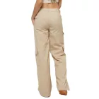 Practical adidas Cargo nadrág nőknek, alkalmi Nadrág  Patch zseb, Loose Fit JF6531 bézs Méret: XS