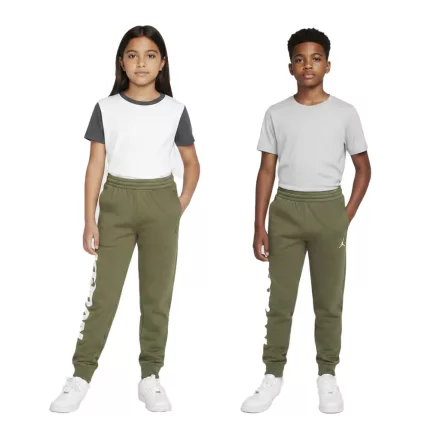 Cozy NIKE Jordan  MPV gyerek'' jogging tréning melegítő szabadidőruha melegítő szabadidőruha nadrág  Jordan Logo, pamut nadrág for gyerek és gyerek, 95D229-E6F zöld Méret: XL