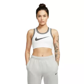   Nike Jersey sportmelltartó női Dry-Fit technológiával, sport bralette, fűzősharisnya melltartó FV6275-100, fehér/fekete Méret:XS