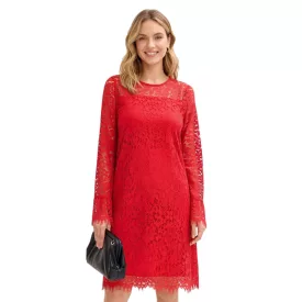   elegáns női fűző Mini ruha  hosszú Puff ujj, estélyi ruha 912856 piros Méret: 36