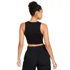 NIKE Sportswear Essentials női Crop Top Tank Top  Swoosh Logo Sport Ing FB8279-0100 fekete Méret: XS