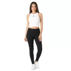 adidas női Lightweight Ribbed Tank Top, Crop Top, pamut Ing, Fitness Ing IY9648 fehér Méret: S