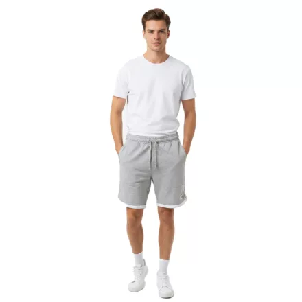 lágy SCOTCH & SODA férfi pamut sport Sort Rövidnadrág, Fitness Sort Rövidnadrág SSSP25M269727 033 világos szürke Méret: L