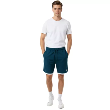 lágy SCOTCH & SODA férfi pamut sport Sort Rövidnadrág, Fitness Sort Rövidnadrág SSSP25M269727 421 Petrol kék Méret: S