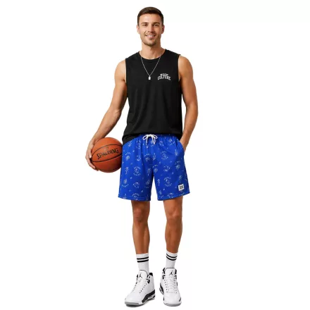Comfortable SCOTCH & SODA férfi sport Sort Rövidnadrág, Mesh bermuda rövidnadrág Sort Rövidnadrág, Fitness Sort Rövidnadrág SSSP25M266619 430 király kék Méret: M