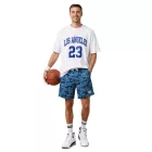 Comfortable SCOTCH & SODA férfi sport Sort Rövidnadrág, Mesh bermuda rövidnadrág Sort Rövidnadrág, Fitness Sort Rövidnadrág SSSP25M266619 012, fekete/kék/Petrol Méret: M