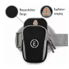 Echelon Lime sport karkötő Phone tok  Headphone Opening, jogging tréning melegítő szabadidőruha melegítő szabadidőruha karkötő Phone tok, fekete Méret: N