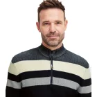 klasszikus FQ1924 FQKyle férfi cipzár dzseki kabát Kabát  tartó-Up nyaklánc, dzseki kabát Kabát 21900654, fekete vagy fehér Méret: XL