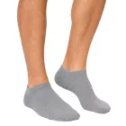 Sustainable 30 pár Unisex férfi női Organic pamut Zokni, Simple edzőcipő Zokni, nadrág Zokni, harisnya, szürke/fehér/világos szürke/világos kék/sötét kék Méret: 43_46