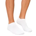 Sustainable 30 pár Unisex férfi női Organic pamut Zokni, Simple edzőcipő Zokni, nadrág Zokni, harisnya, szürke/fehér/világos szürke/világos kék/sötét kék Méret: 43_46