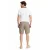 klasszikus FQ1924 FQHenry linen férfi linen Sort Rövidnadrág  zipper, Sort Rövidnadrág 21900624 in bézs vagy sötét kék Méret: L