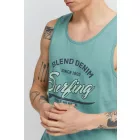 klasszikus BLEND BDLingo férfi kerek nyakú Tank Top 20714921ME fehér, kék, lila, vagy türkiz Méret: L