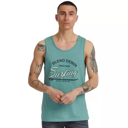 klasszikus BLEND BDLingo férfi kerek nyakú Tank Top 20714921ME fehér, kék, lila, vagy türkiz Méret: M