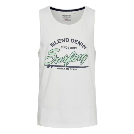 klasszikus BLEND BDLingo férfi kerek nyakú Tank Top 20714921ME fehér, kék, lila, vagy türkiz Méret: XXL