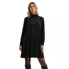 Feminine női ruha in viszkóz BLEND, Mini ruha  Patch oldal zseb, estélyi ruha 955000 fekete Méret: 38