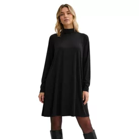   Feminine női ruha in viszkóz BLEND, Mini ruha  Patch oldal zseb, estélyi ruha 955000 fekete Méret: 46