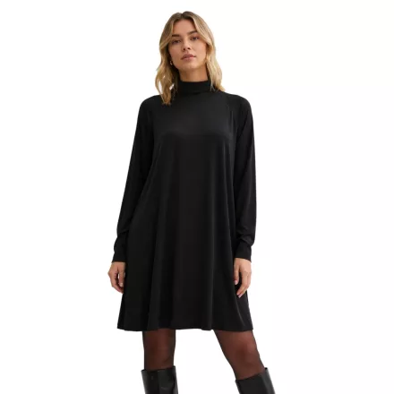 Feminine női ruha in viszkóz BLEND, Mini ruha  Patch oldal zseb, estélyi ruha 955000 fekete Méret: 54